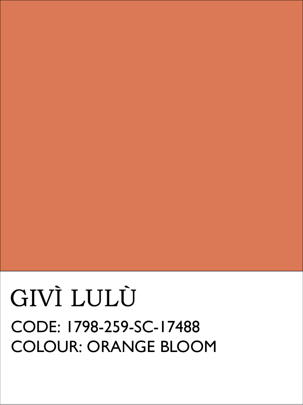 Tessuto Sateen 300 Thread Count - Orange Bloom