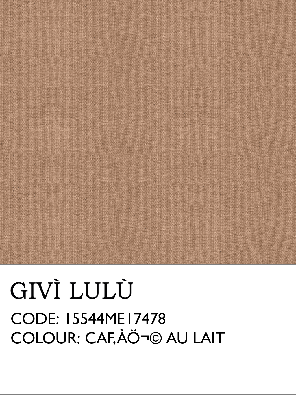 Ткань 100% лен — Café au Lait