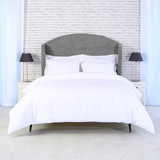 100% Linen White