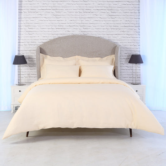 100% Linen Ivory
