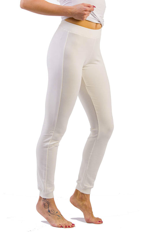 Leggins Slim Fit  - Niylon - Avorio