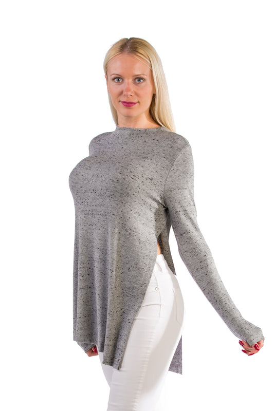 T-Shirt Maniche Lunghe  - Paprika