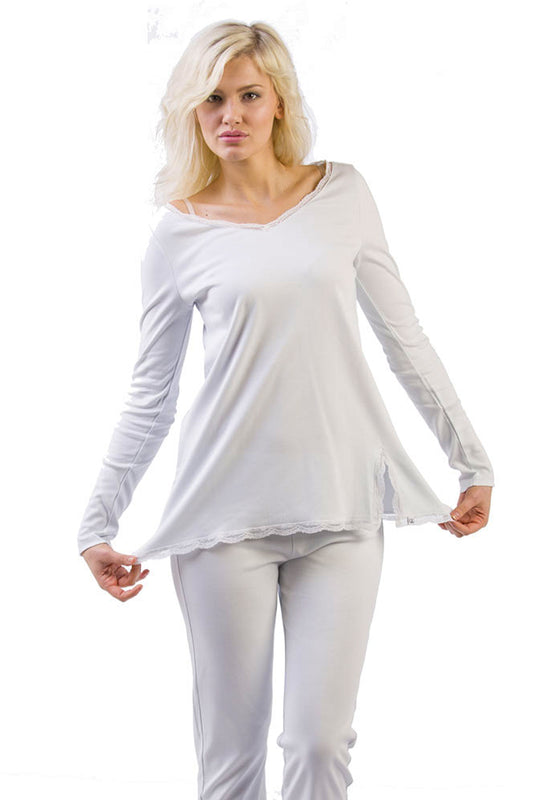 Completo Pigiama Donna Con Maniche Lunghe - Karina