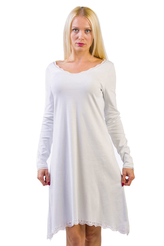 Camicia Da Notte Con Maniche Lunghe  - Juna