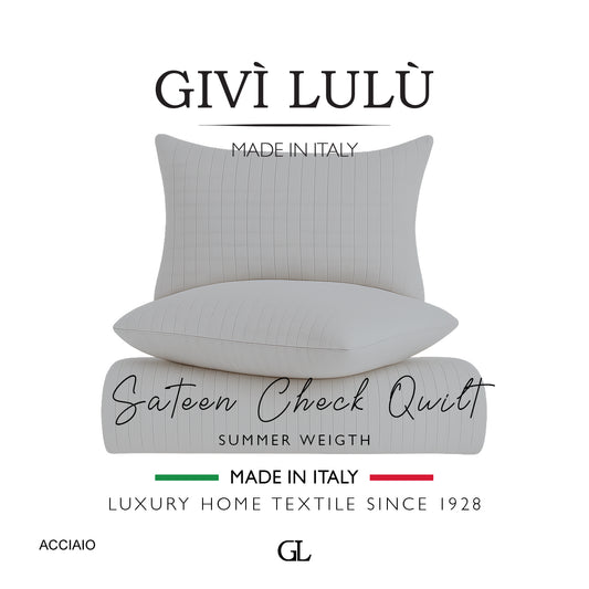 Check Quilt Summer - Acciaio