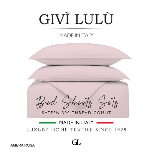 Solid 300 Thread Count - ambra rosa