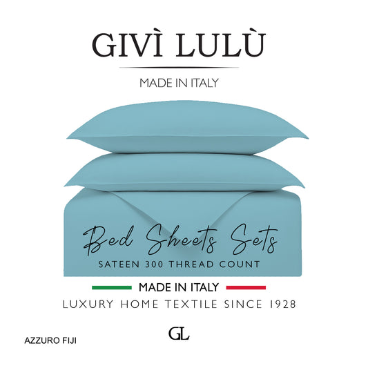 Solid 300 Thread Count - azzuro fiji