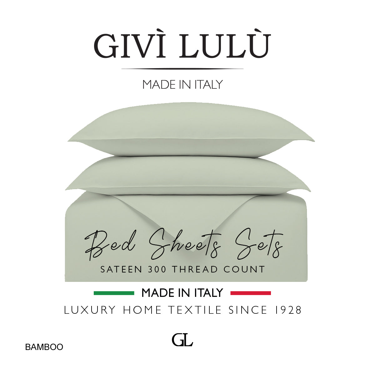 Solid 300 Thread Count - bamboo