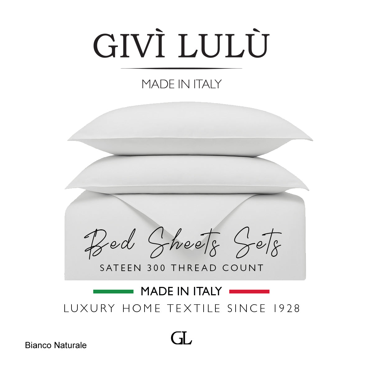 Solid 300 Thread Count - bianco naturale