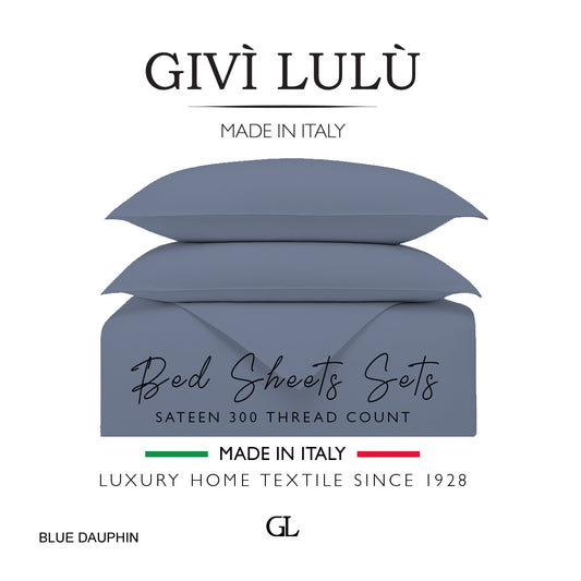 Solid 300 Thread Count - blue dauphin