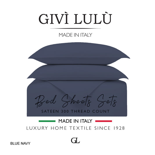 Solid 300 Thread Count - blue navy