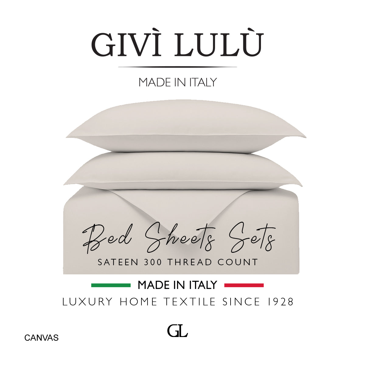 Solid 300 Thread Count - canvas