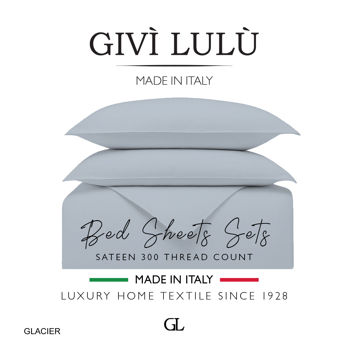 Solid 300 Thread Count - glacier