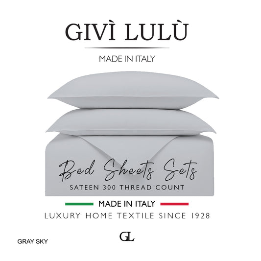 Solid 300 Thread Count - gray sky