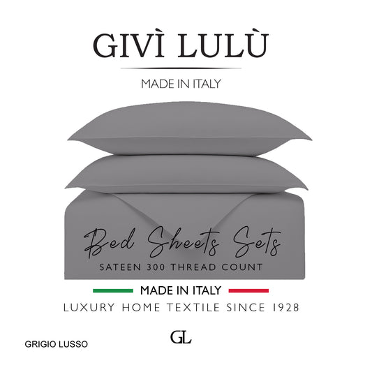 Solid 300 Thread Count - grigio lusso