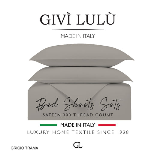 Solid 300 Thread Count - grigio trama
