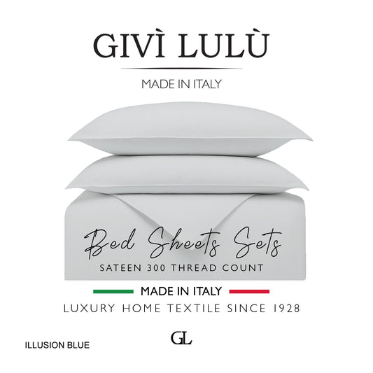 Solid 300 Thread Count - illusion blue