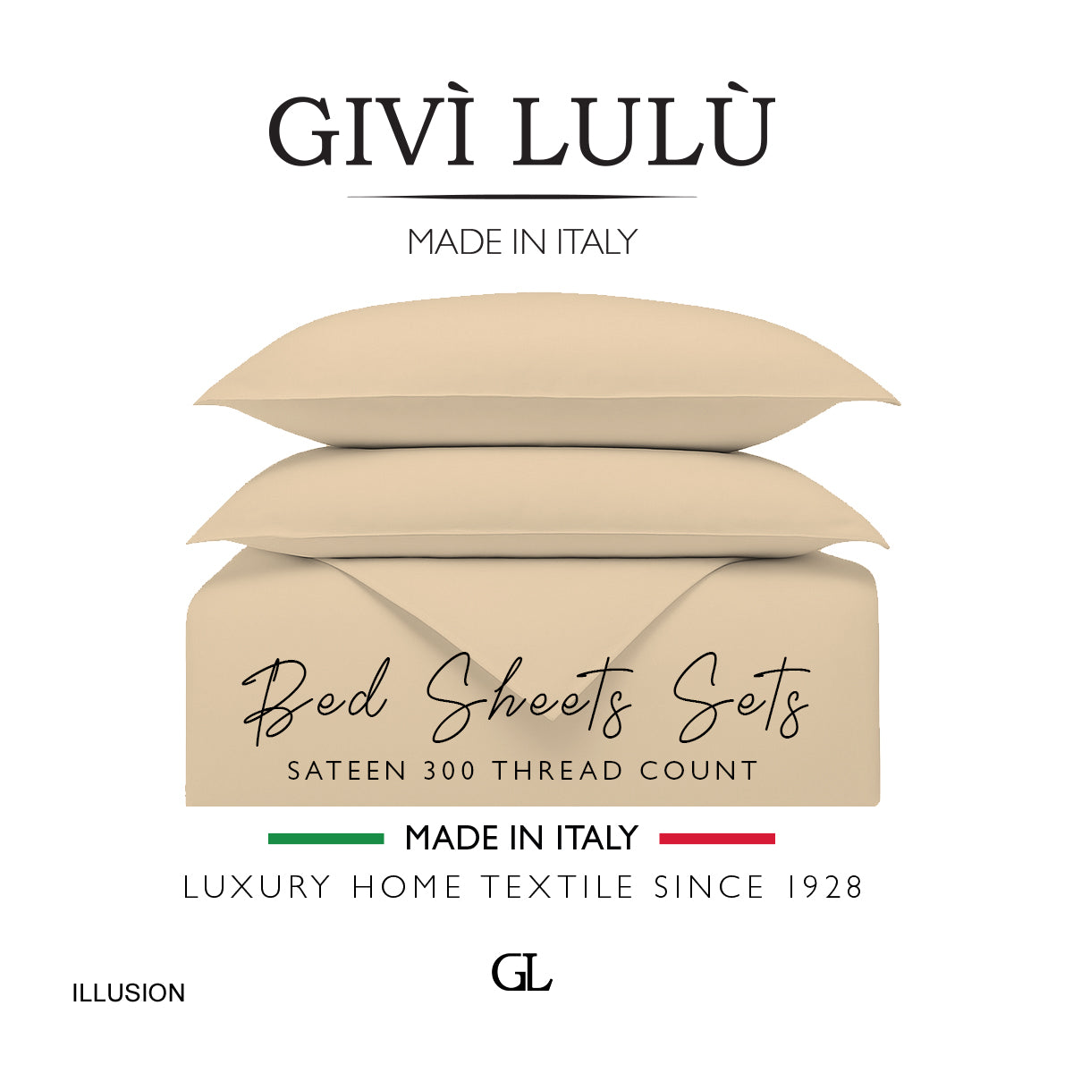 Solid 300 Thread Count - illusion