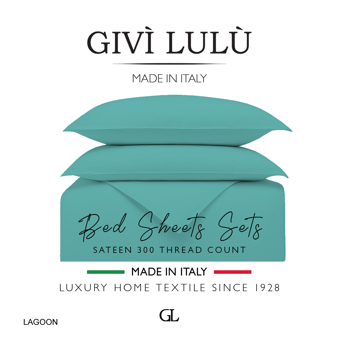 Solid 300 Thread Count - lagoon