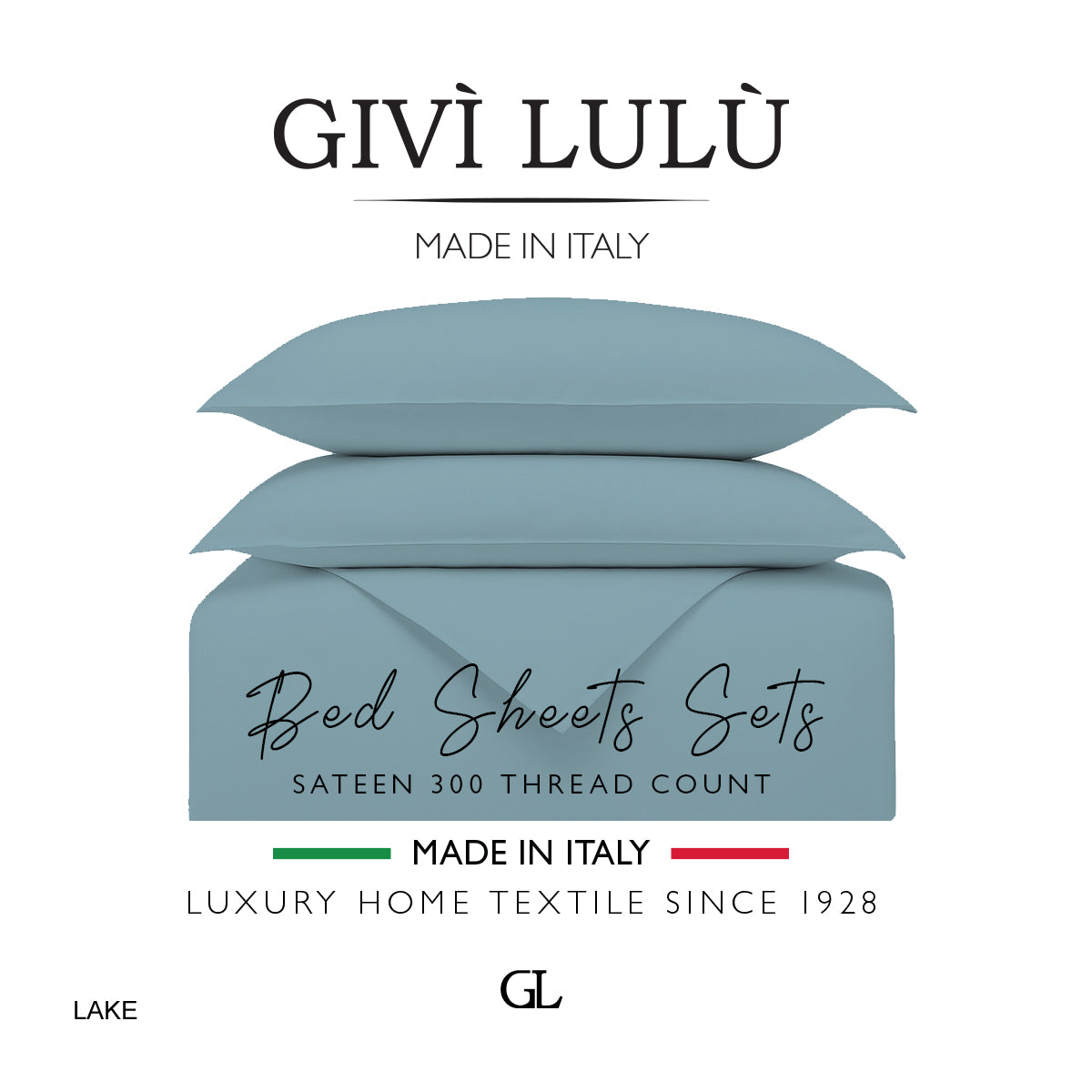 Solid 300 Thread Count - lake