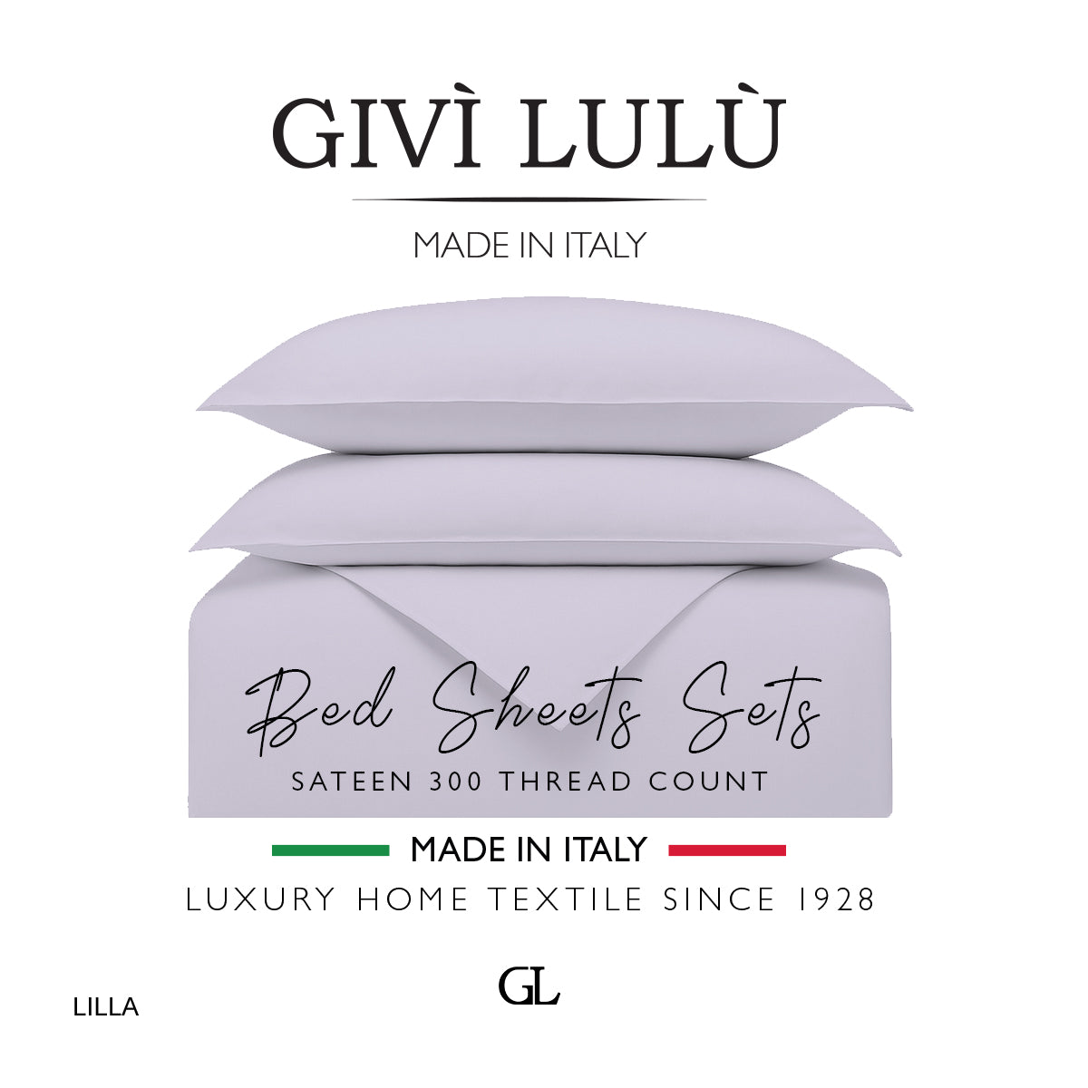 Solid 300 Thread Count - lilla
