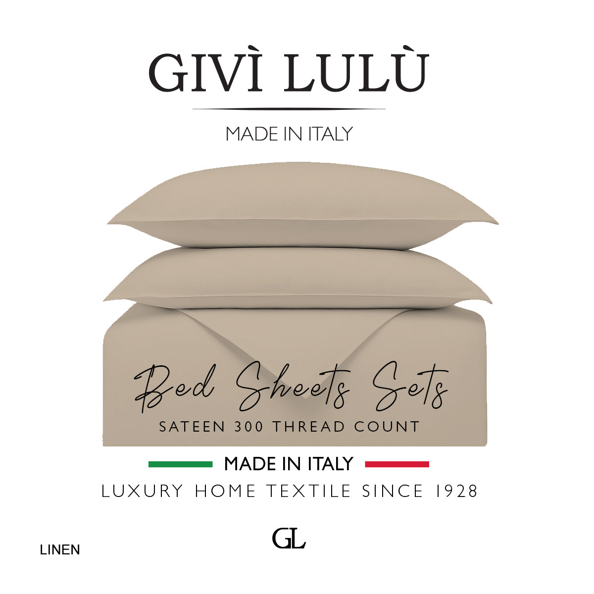 Solid 300 Thread Count - linen