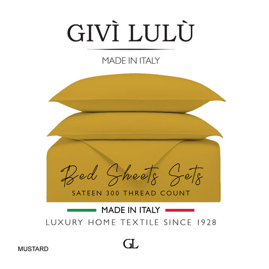 Solid 300 Thread Count - mustard