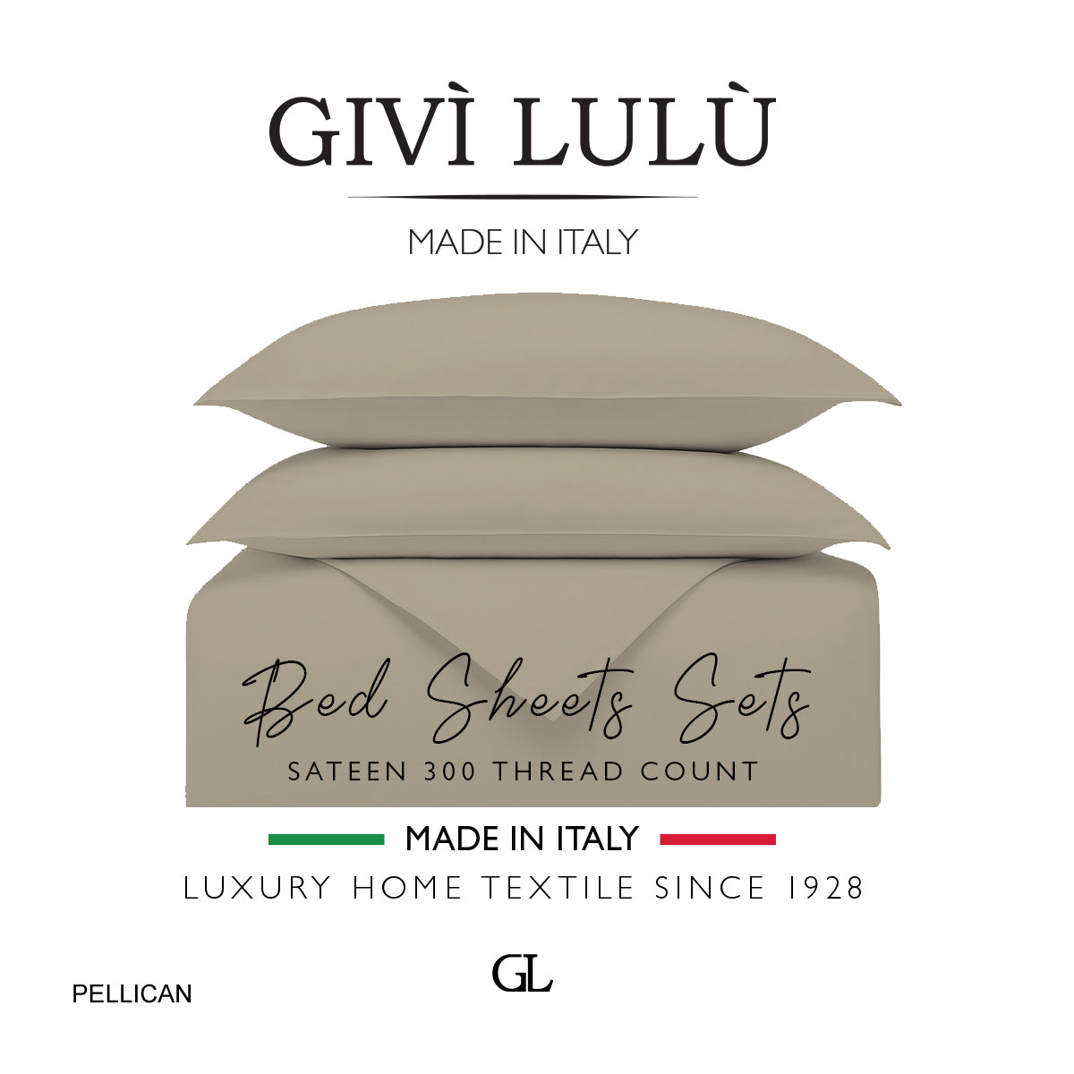 Solid 300 Thread Count - pellican