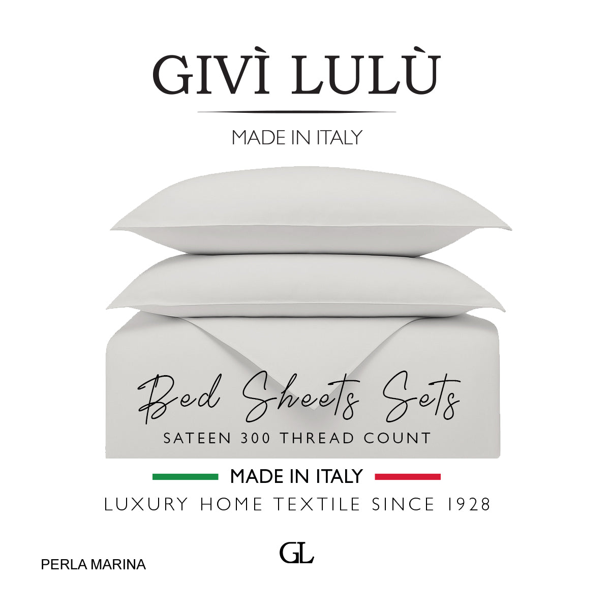 Solid 300 Thread Count - perla marina