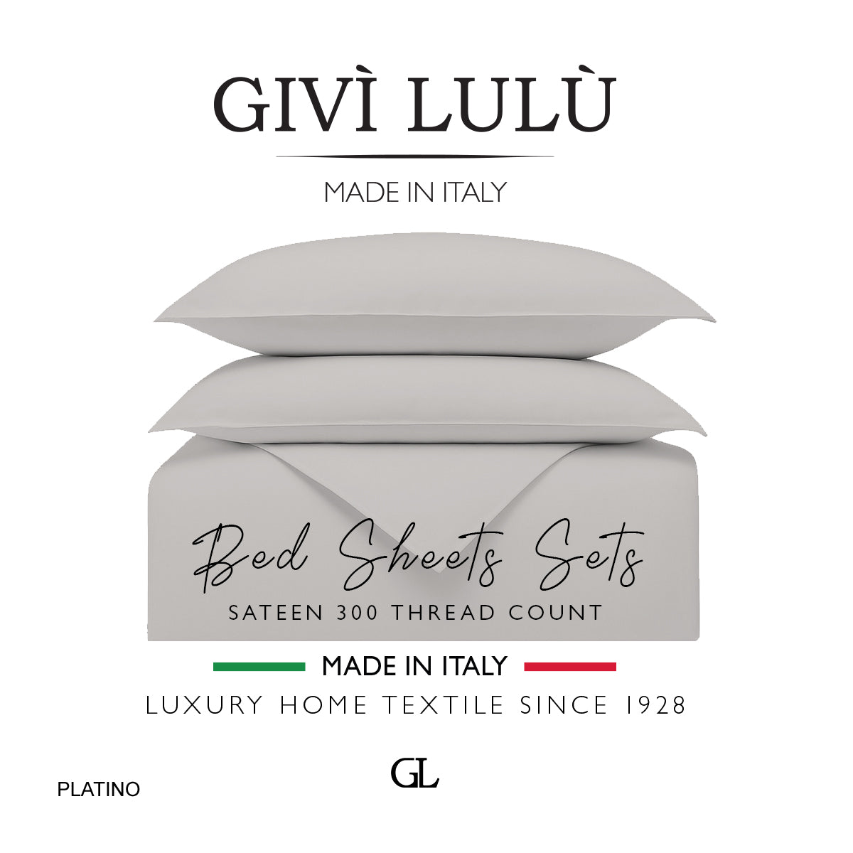 Solid 300 Thread Count - platino