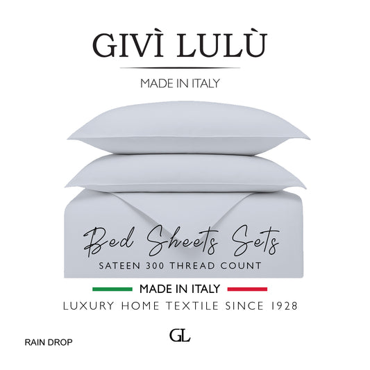 Solid 300 Thread Count - rain drop