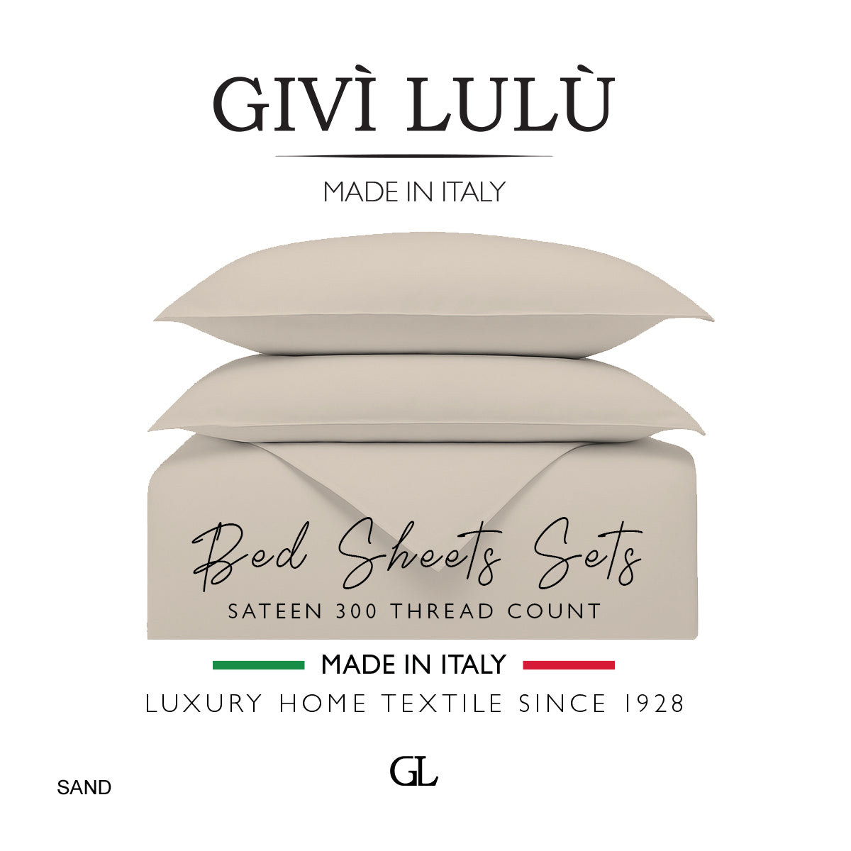 Solid 300 Thread Count - sand