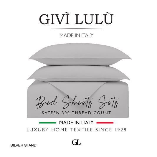 Solid 300 Thread Count - silver stand