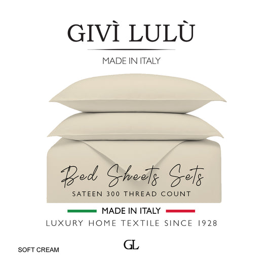 Solid 300 Thread Count - soft cream