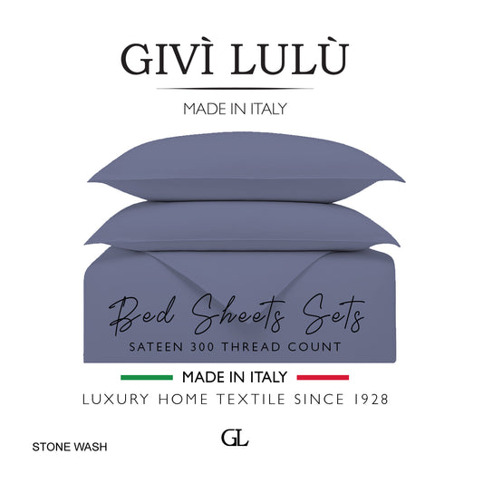 Solid 300 Thread Count - stone wash