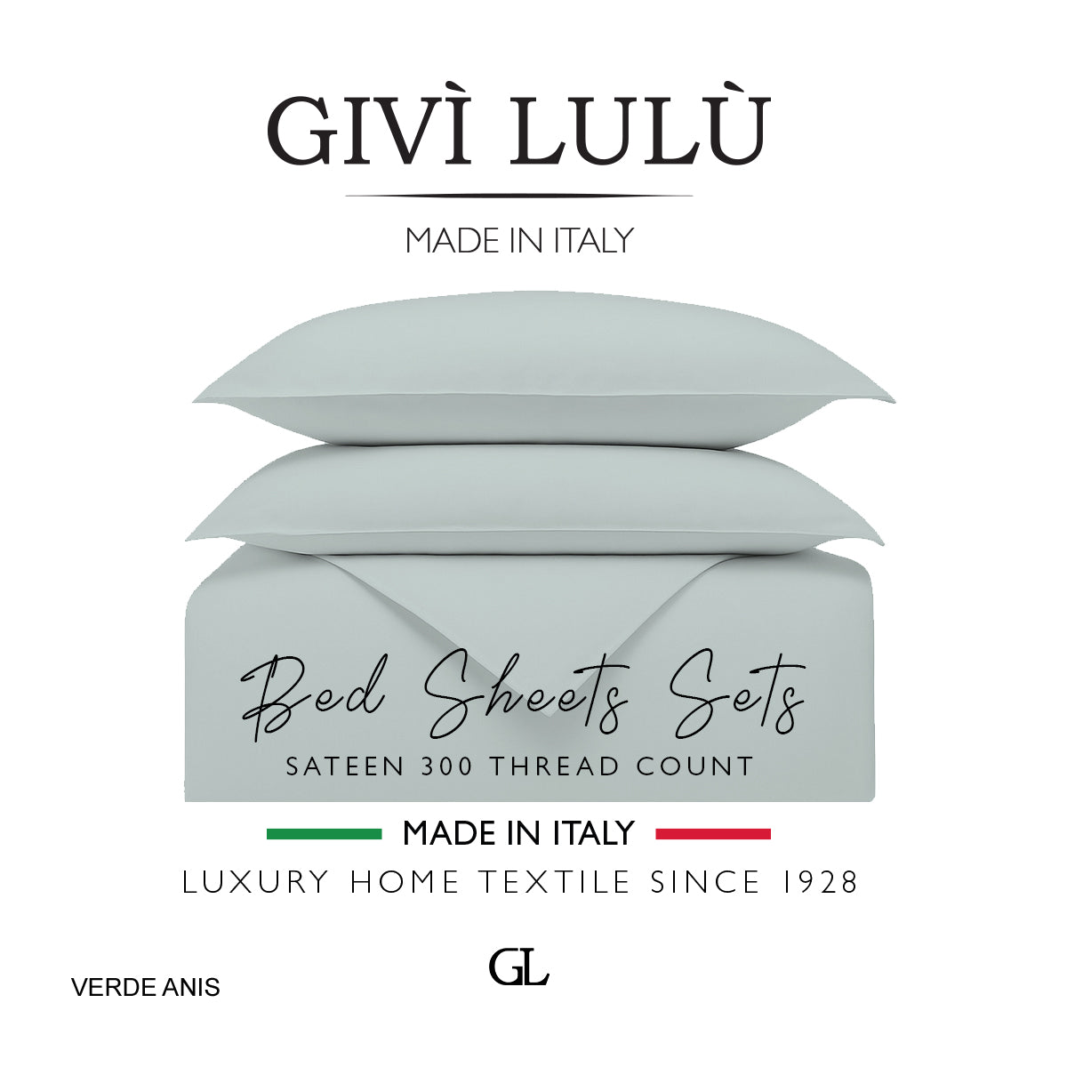 Solid 300 Thread Count - verde anis
