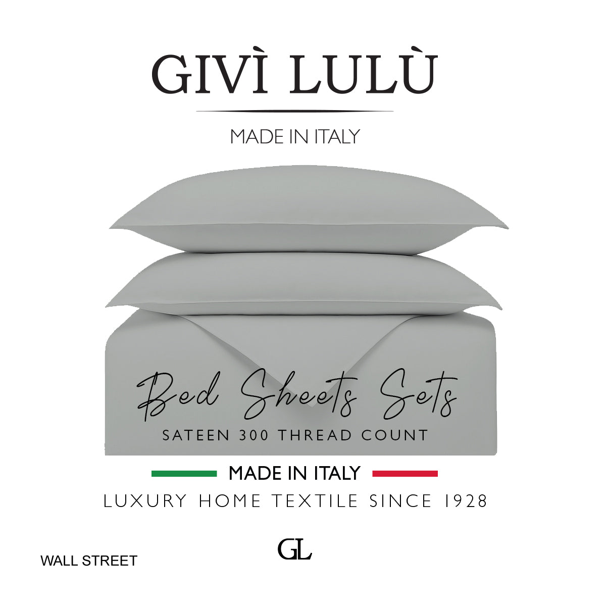 Solid 300 Thread Count - wall street